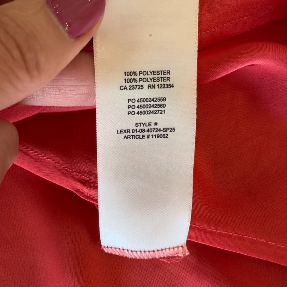 Aritzia Babaton Fonda Satin Midi Dress-Cowl Neck Sexy Slip Dress-Poppy Red-Sz Sm - Picture 12 of 15